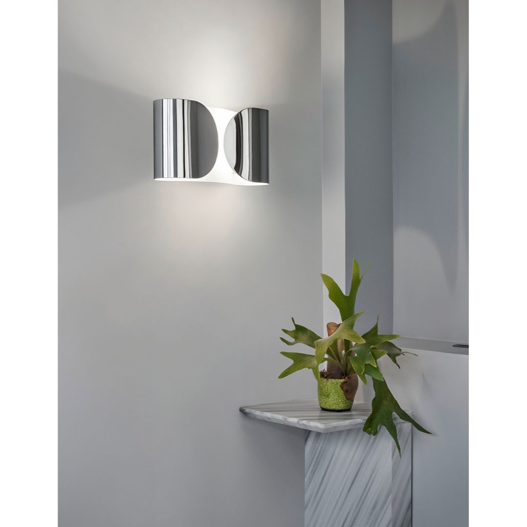 Flos F2400057 chrome FOGLIO бра 101374 - Вид №1