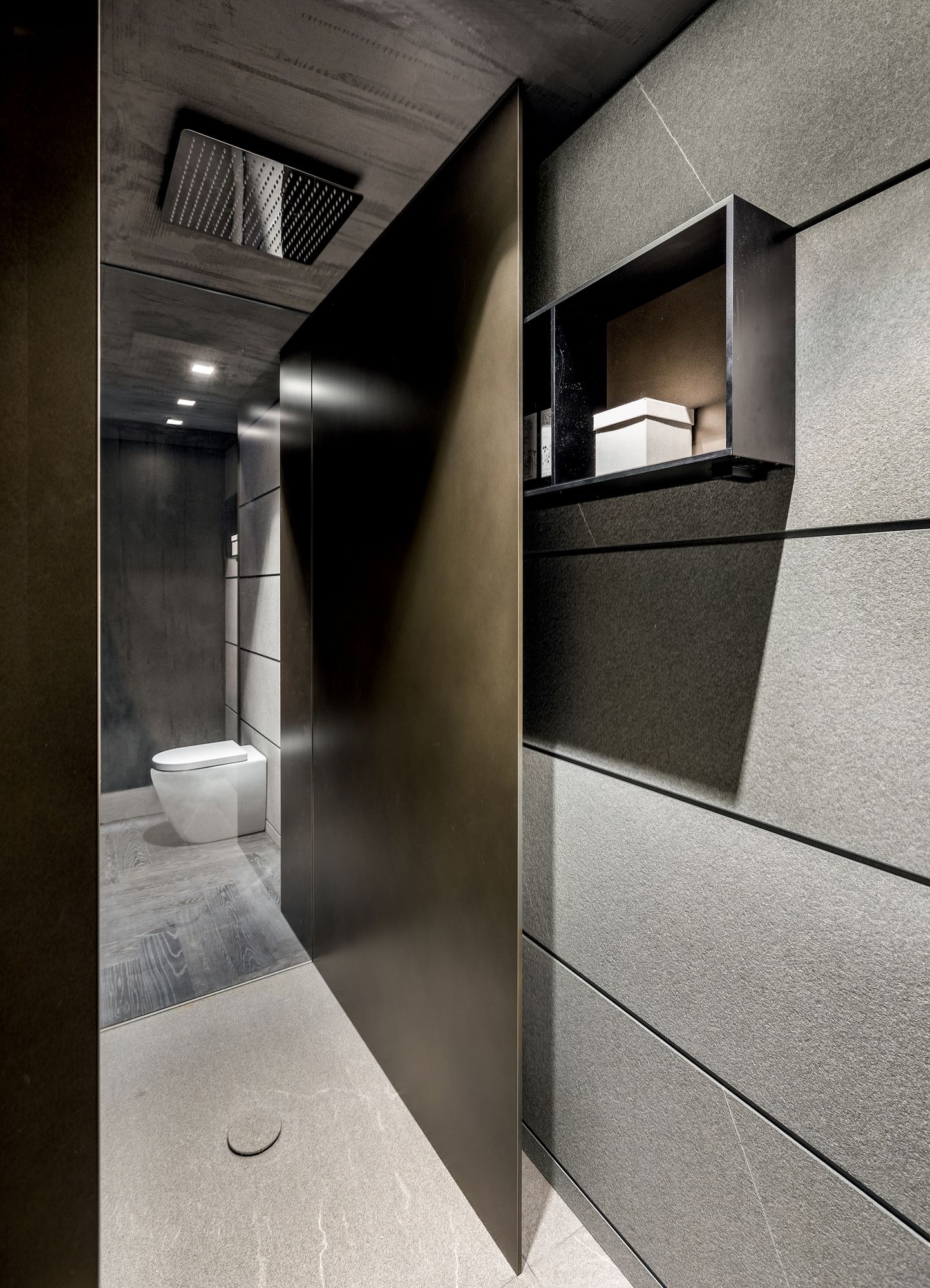 Мебель для ванной комнаты из дуба и камня MODULNOVA Blade ARCH-00027478 - Вид №5