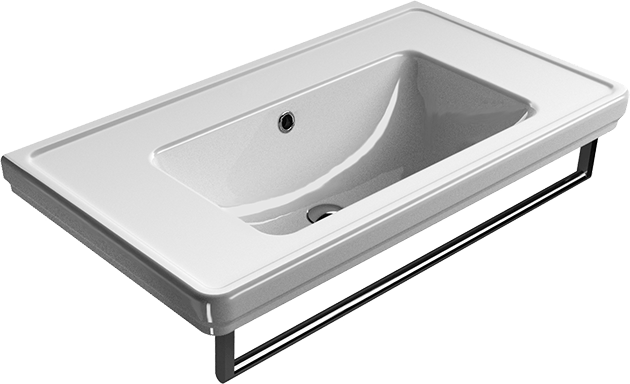 8788111 Подвесная раковина настенная овальная GSI ceramica Classic белая - Вид №1