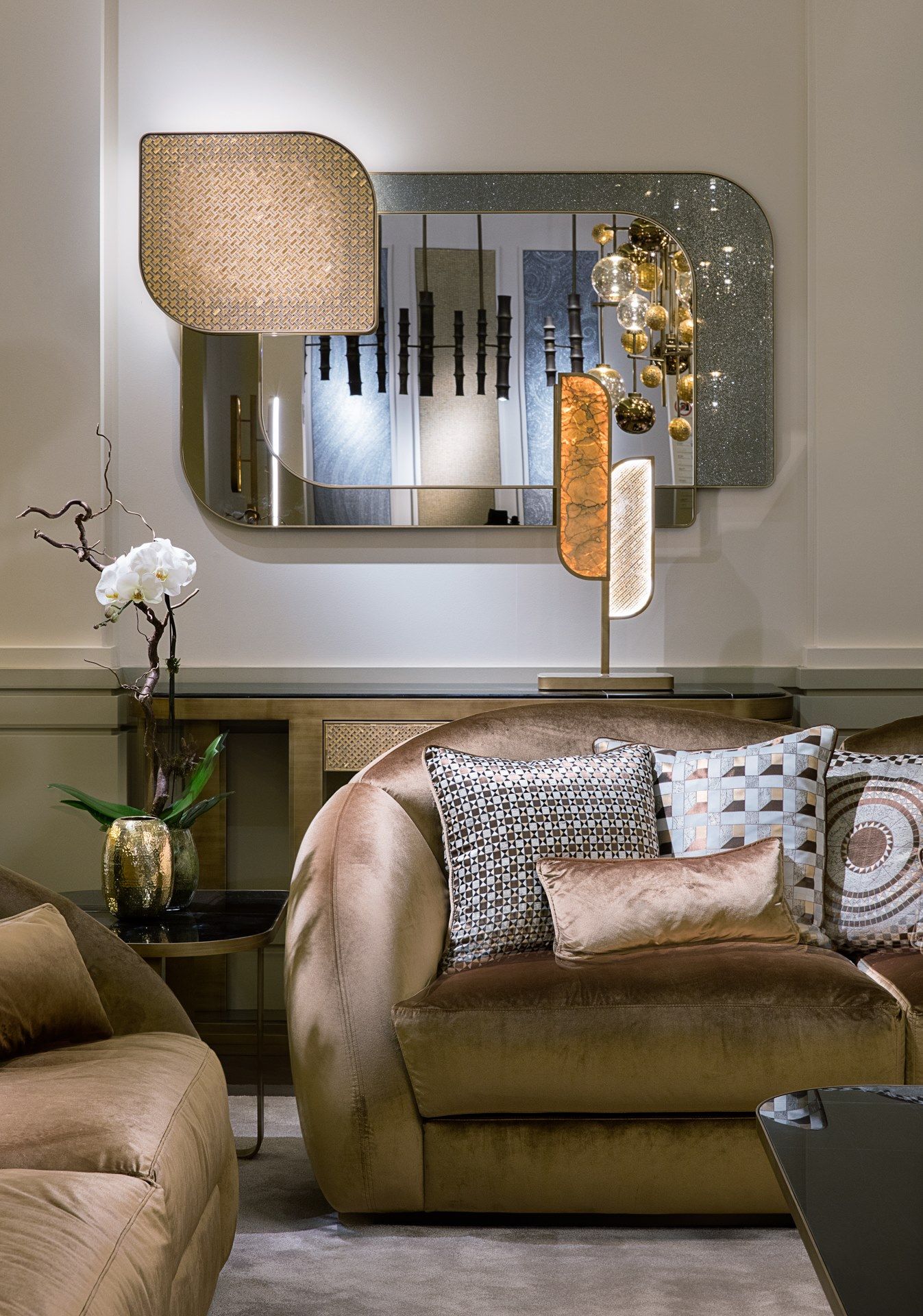 Зеркало в рамке со встроенным освещением Sicis Висконти ARCH-00137342 - Вид №2