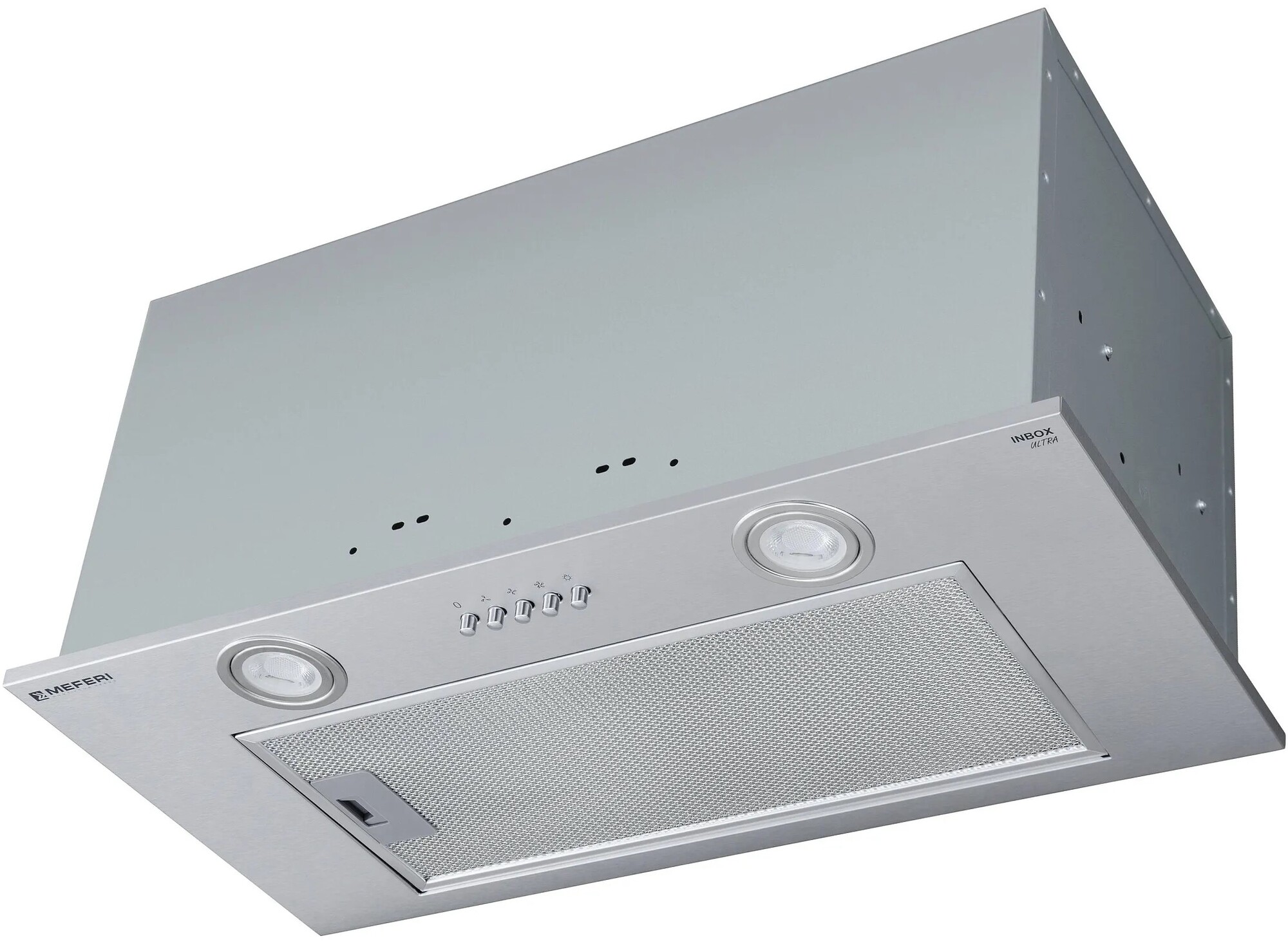 9168680 Вытяжка полновстраиваемая Meferi INBOX60IX ULTRA серый STDN-0075586 - Вид №2