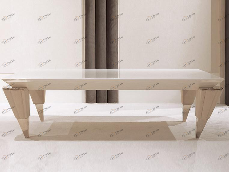 Turri Низкий прямоугольный журнальный столик из лакированного дерева Orion sun-id-1457274