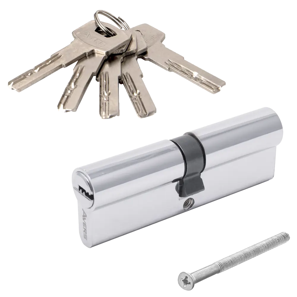 Цилиндр Armex Smart LM-90 45x45 мм ключ-ключ цвет хром 89402038 STLM-2080384 