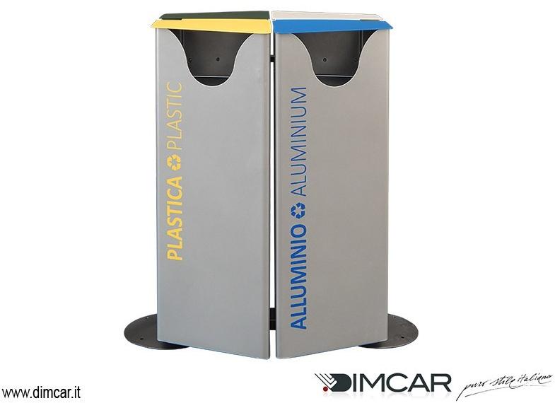 DIMCAR Подземный металлический контейнер с крышкой для раздельного сбора мусора  434  - Вид №3