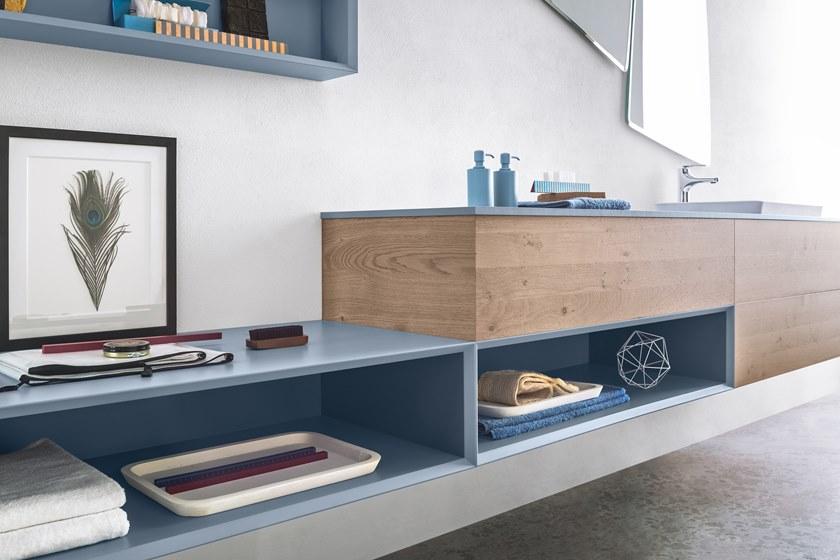 ARBLU Подвесная тумба под умывальник с ящиками Lineò Lineo sun-id-1467689 - Вид №1