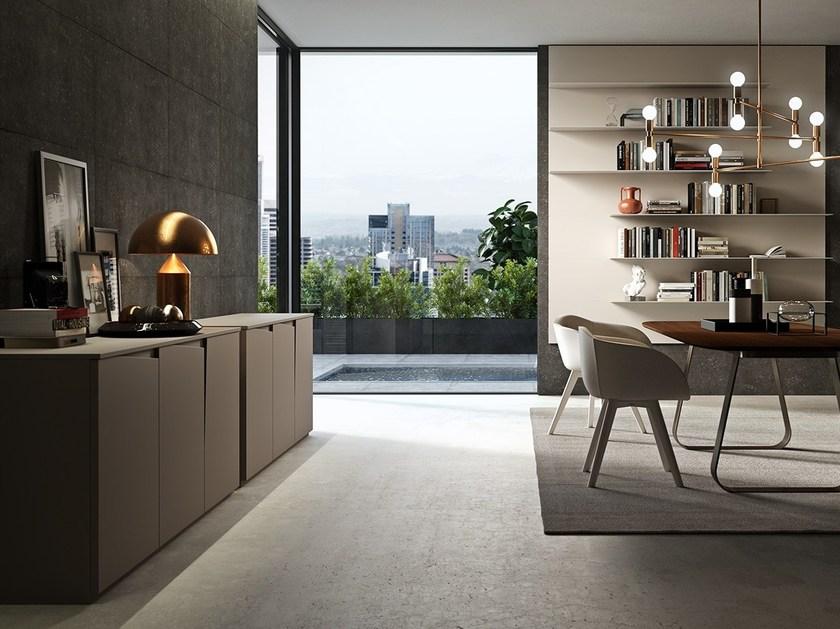 EmmeBi Буфет из лакированной древесины с распашными дверцами Vela sun-id-1438661 - Вид №2