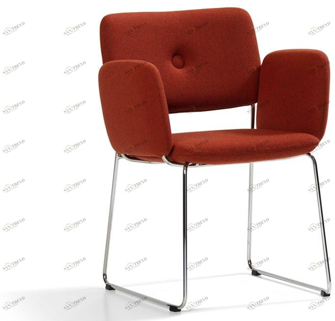 Blå Station Стул с обивкой и подлокотниками Dundra S70as Bla Station