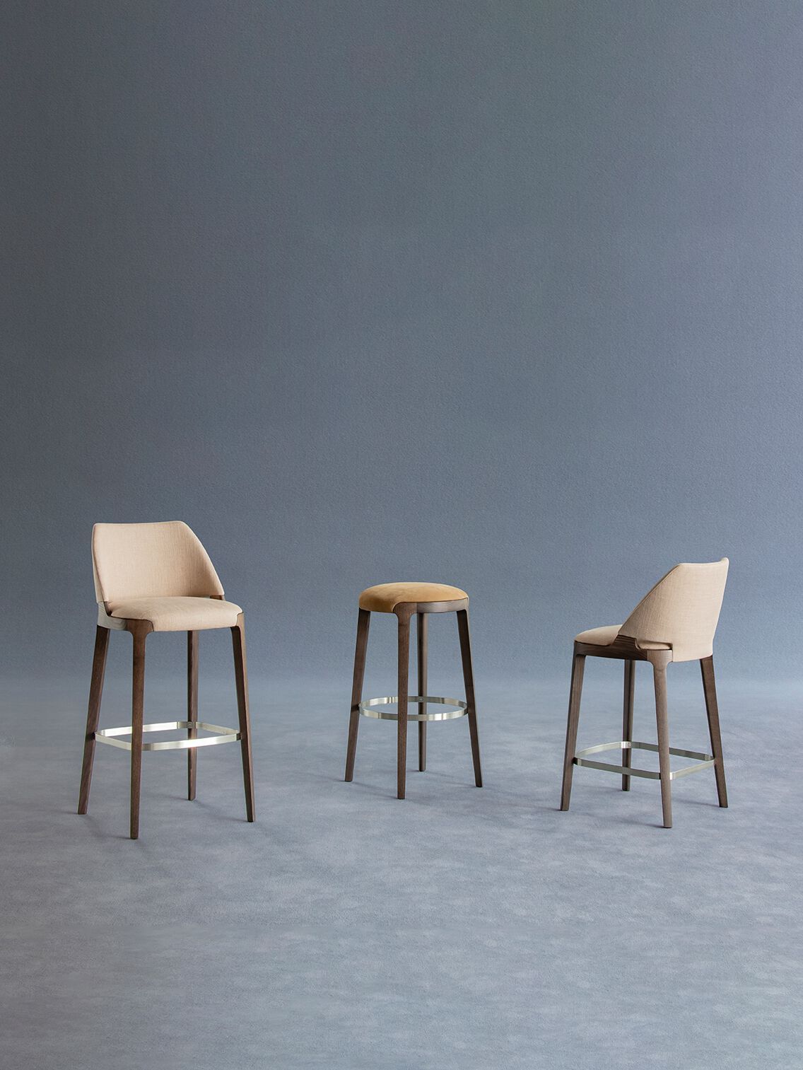 Кожаный мягкий стул со спинкой Potocco ARCH-00056320 - Вид №1