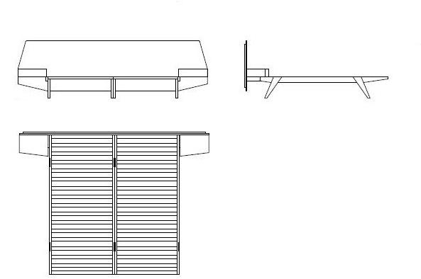Morelato Двуспальная кровать Cherry со встроенными тумбочками Giò Art. 2887 GIO - Вид №3