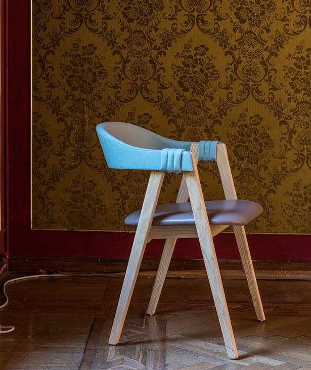 Деревянный штабелируемый стул с подлокотниками MOROSO Матильда ARCH-00136807 - Вид №17