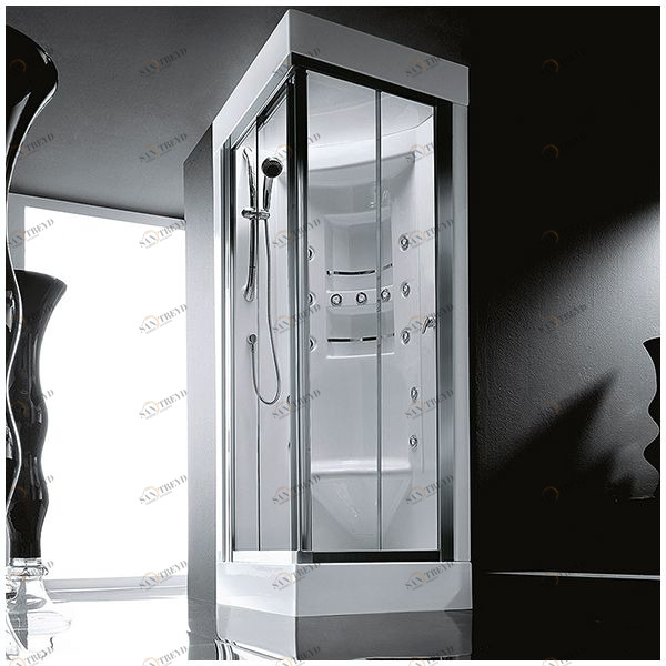 Душевая кабина Gruppo treesse Acquazzurra 90 STI-B7586D белая с гидромассажем угловая правая STIB7586D