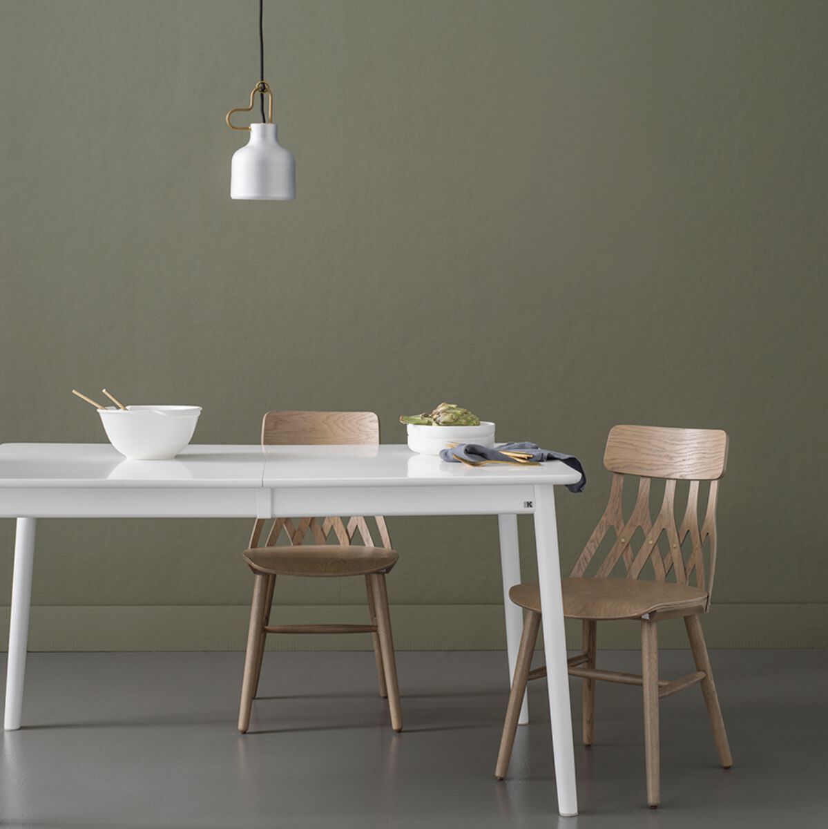 Стул из белого дуба Hans K Y5 ARCH-00073348 - Вид №1