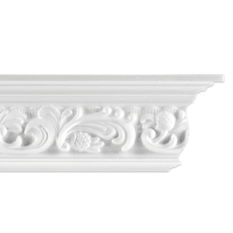 Плинтус потолочный инжекционный D 137/80 ( 40 шт. в упак.) Decor Ek STSR-2017