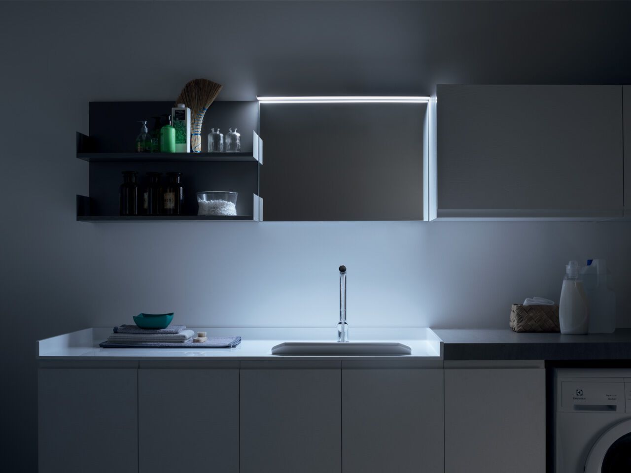 Деревянный шкаф для белья ARCOM I_WASH ARCH-00101475 - Вид №3