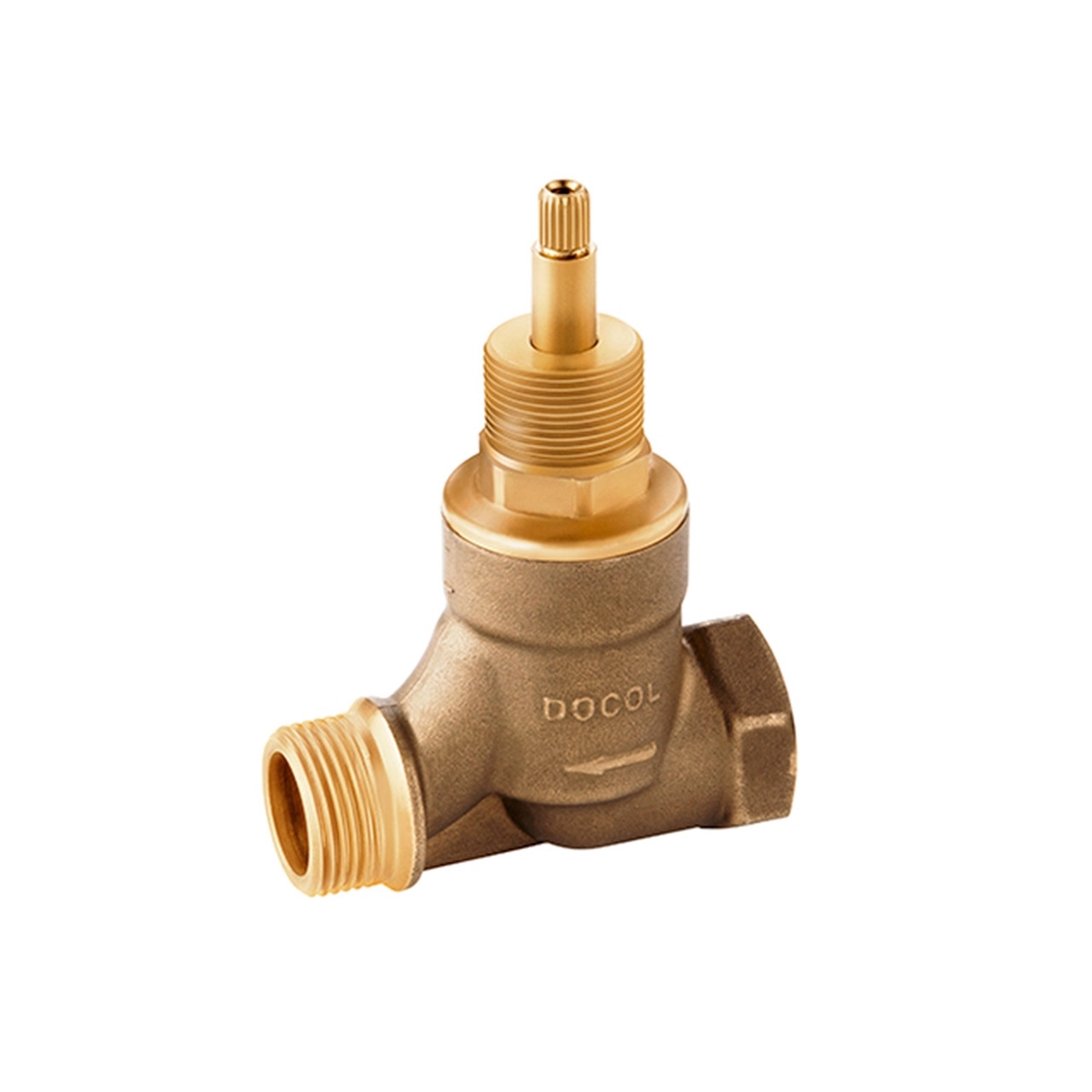 00698600 Керамический регистр 1/2 оборота по часовой стрелке направление открытия 3/4" Docol DOCOLBASE 