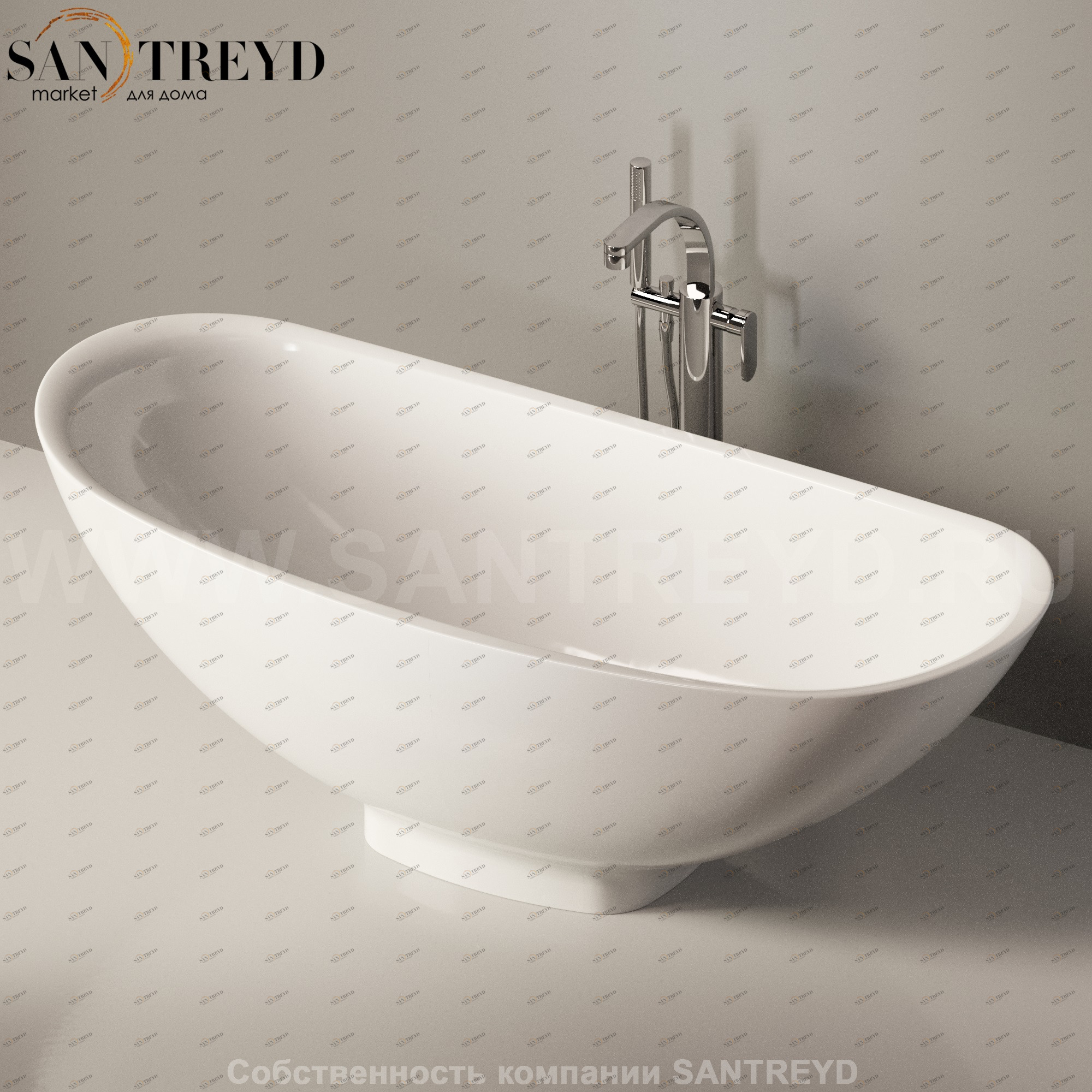 Flaminia IO e SI Ванна свободностоящая 165 см белая IOeSI70SM.9016 Ceramica Flaminia