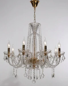 Подвесная люстра Rivoli Sogni 1009-208 RIVOLI ДИЗАЙНЕРСКИЕ, SOGNI 336822 Золото;прозрачный