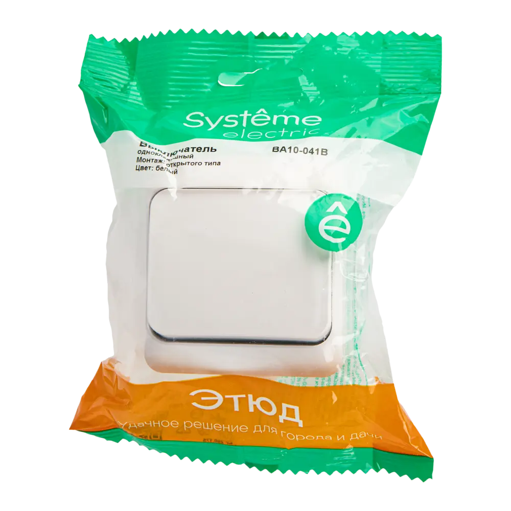 Влагозащищенный выключатель SYSTEME ELECTRIC Этюд с одной клавишей 12513313 STLM-1109778 - Вид №5