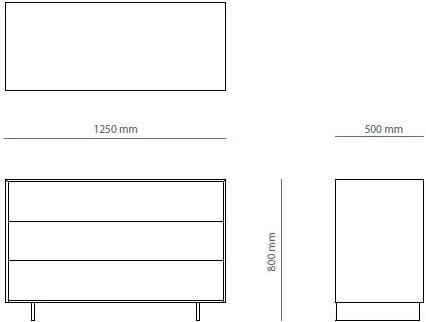 PRADDY Деревянный лакированный комод Mood Ml102|ml086 Ml102~ml086 - Вид №2
