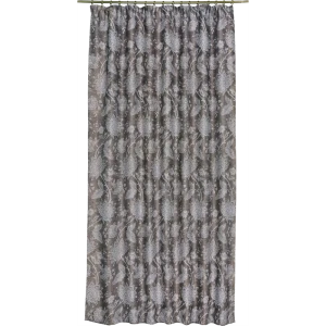 Штора на ленте Королевский цветок 160х260 см цвет коричневый