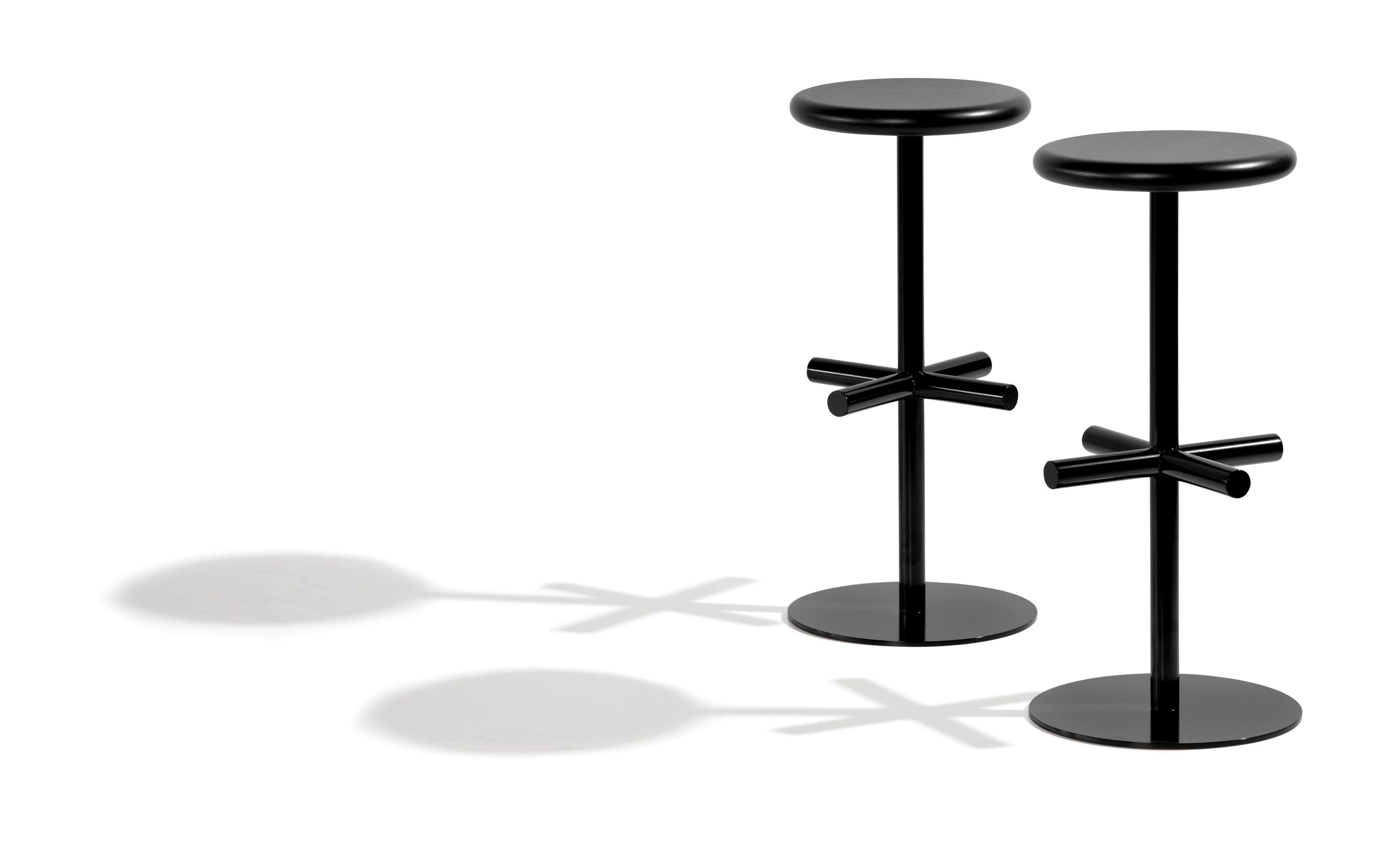 Высокий стальной барный стул с подставкой для ног Bla Station OXO ARCH-00036035 - Вид №6