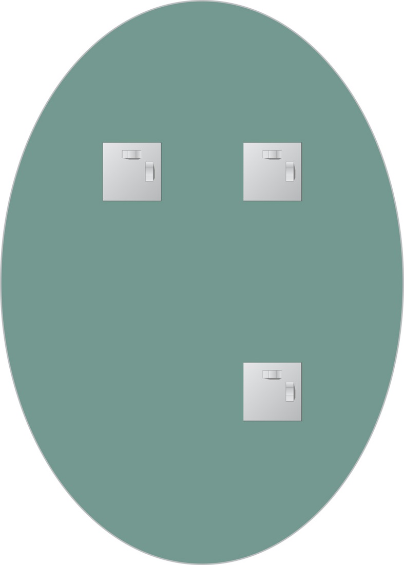 BY 0030 Зеркало со шлифованной кромкой EVOFORM Primary - Вид №2