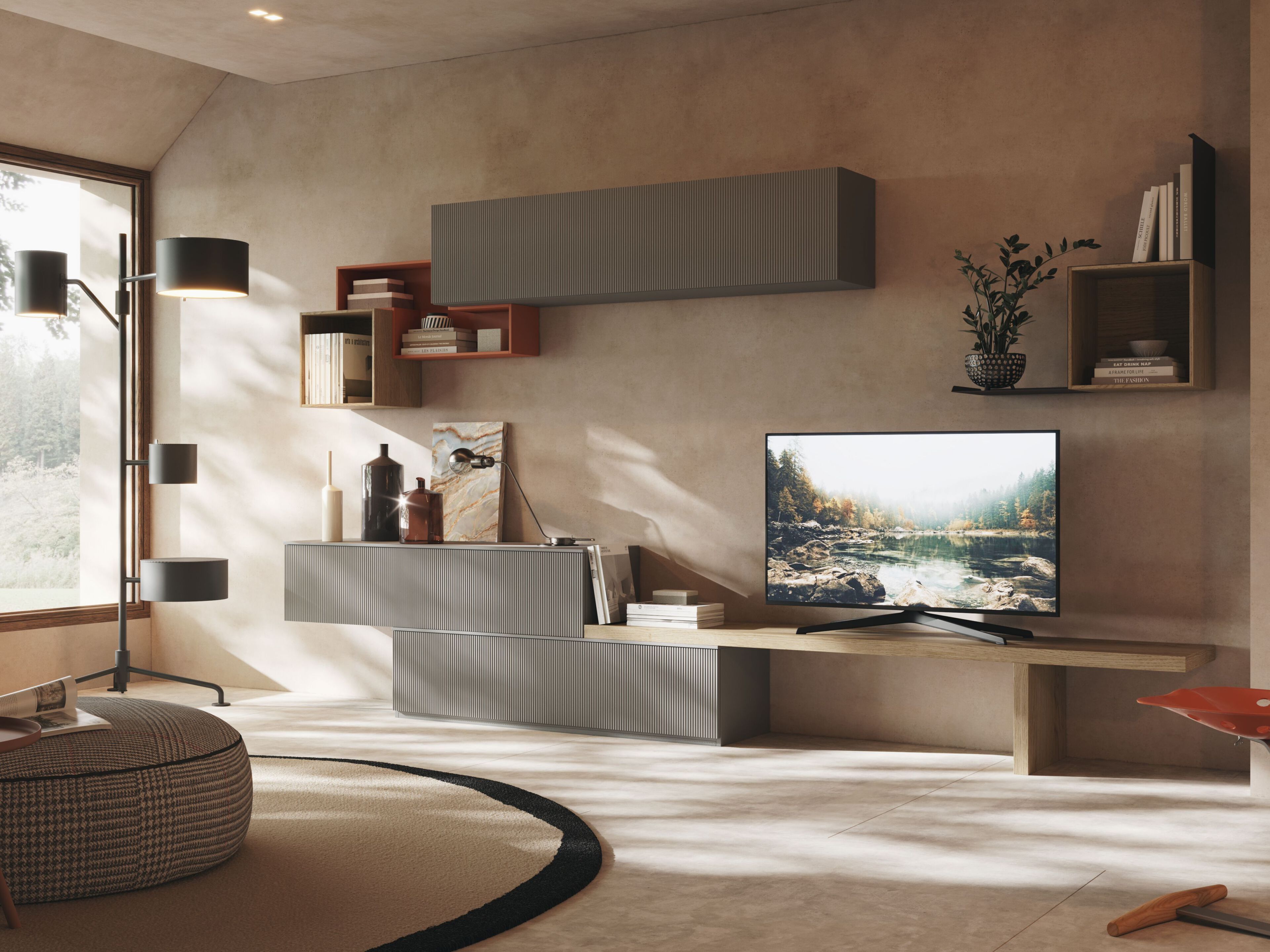 Оборудованная стена Giessegi день за днем ARCH-00122063