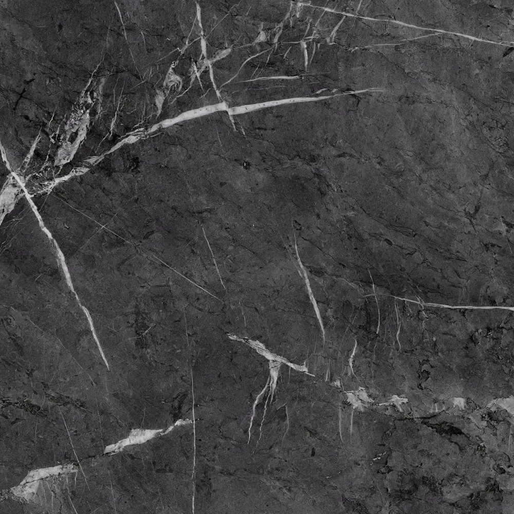 Столешница DELINIA Кунгур — элегантный черный мрамор с прожилками 60×120 см 85361389 STLM-0062196 - Вид №3