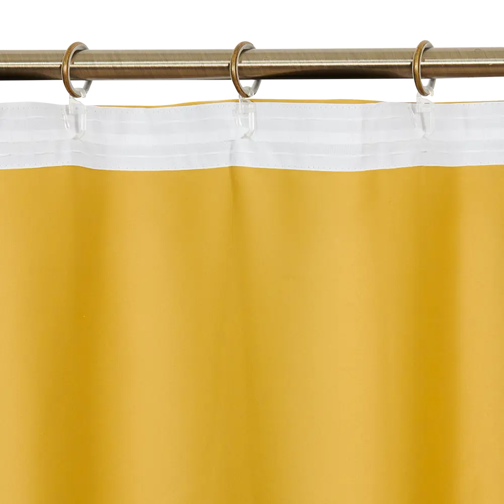 Штора на ленте блэкаут Ален 140x270 см цвет желтый ТОРГОВЫЙ ДОМ ТЕКСТИЛЬ STLM-2114290 - Вид №6