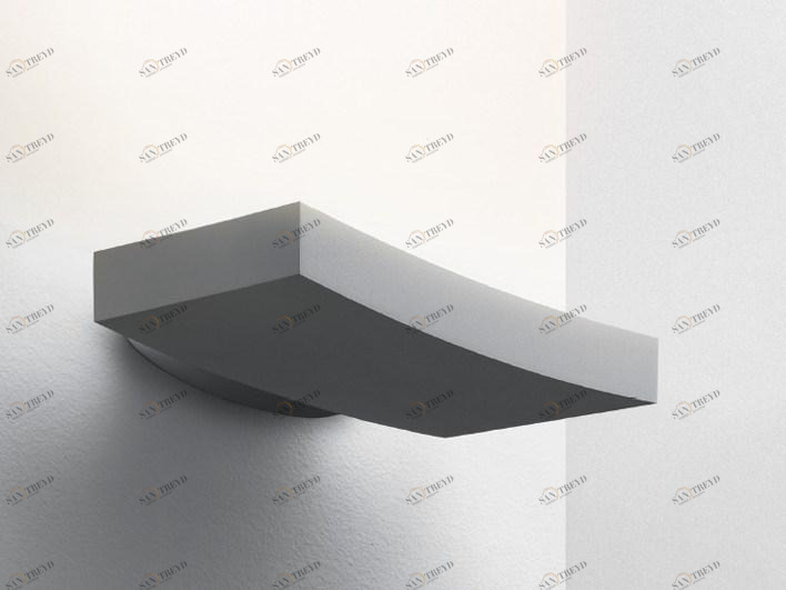 Artemide Настенный светильник отраженного света из алюминия с порошковым покрытием Surf sun-id-1499955
