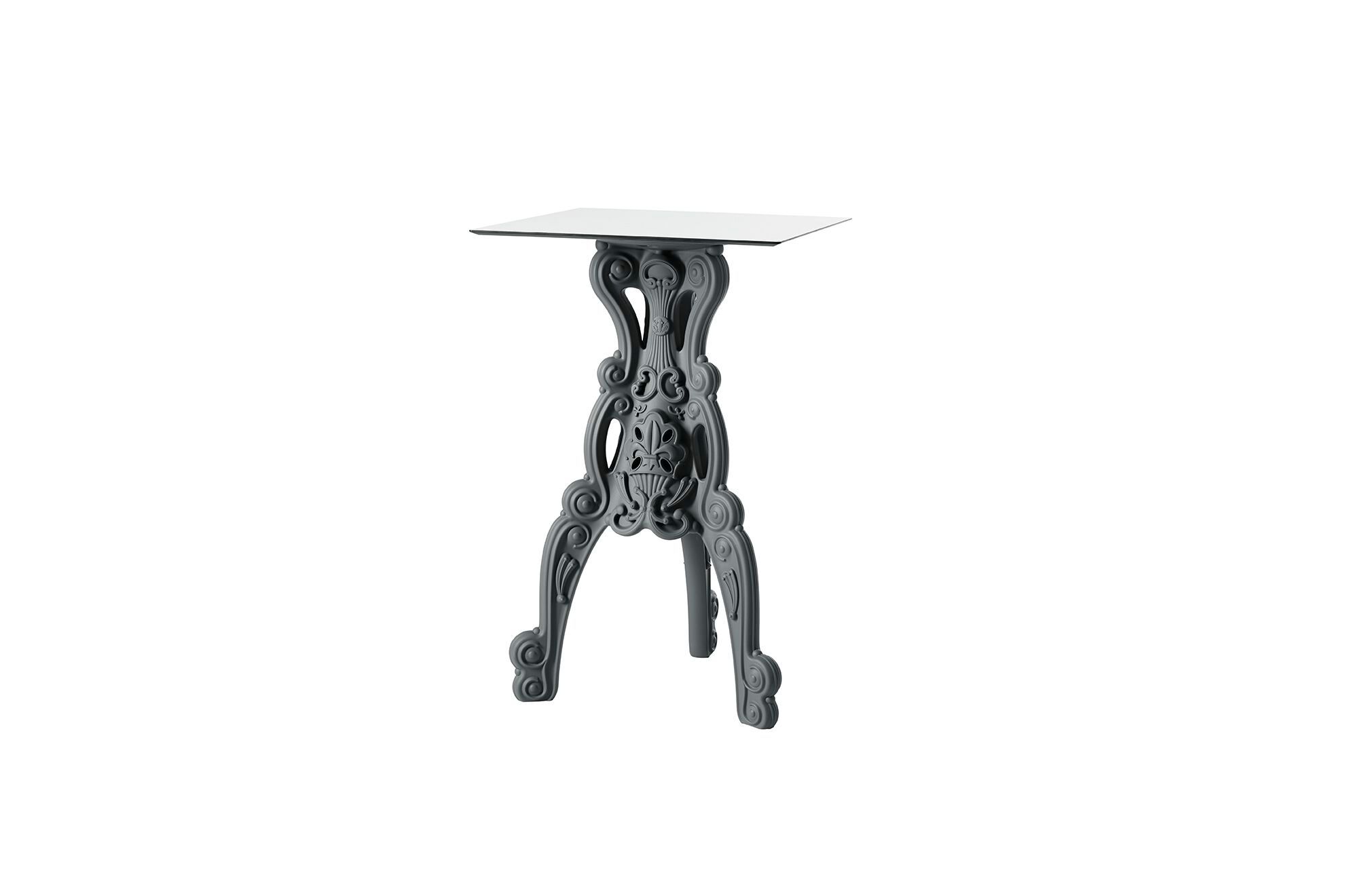 Высокий квадратный стол из полиэтилена для контракта SLIDE Дизайн любви ARCH-00091539 - Вид №6