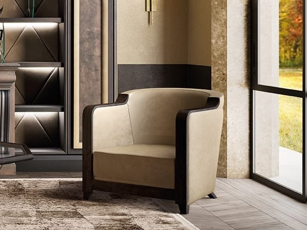 Кожаное кресло с подлокотниками Prestige GRAN DUCA ARCH-00086440 - Вид №2