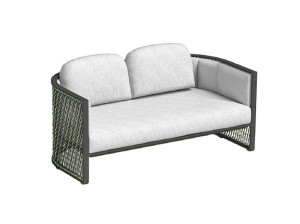 2-местный садовый диван из проволочной сетки