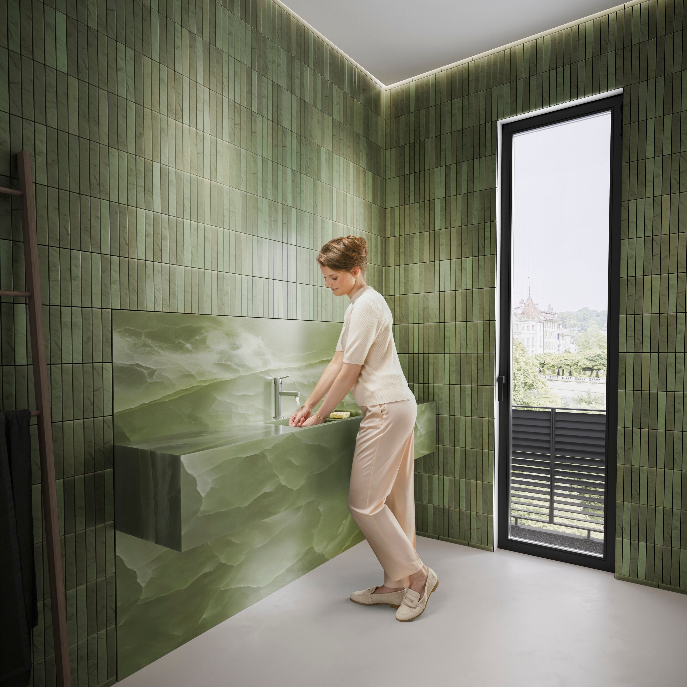 Однорычажный смеситель для раковины KWC ONO E ARCH-00100824 - Вид №5