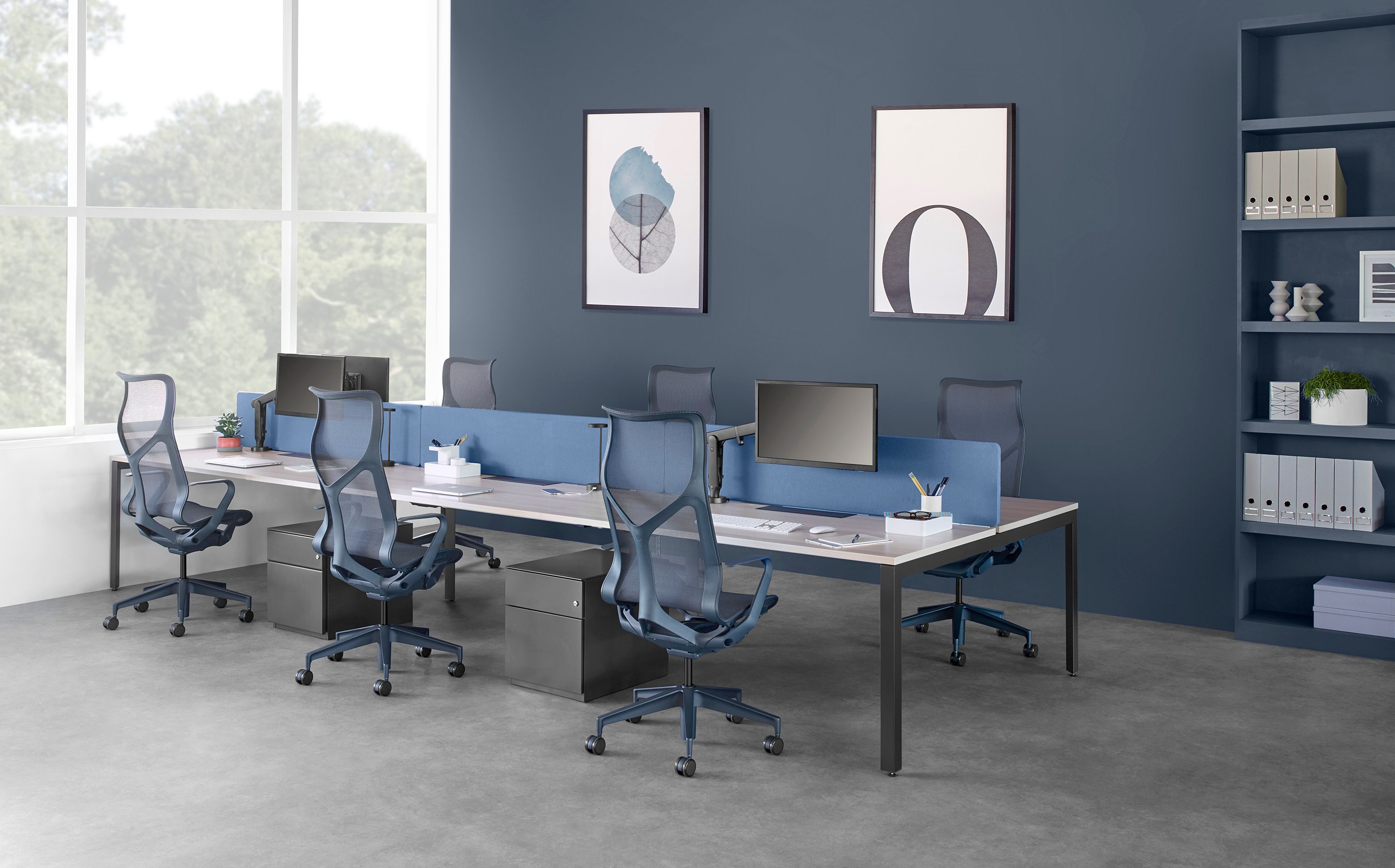 Эргономичное офисное кресло с высокой спинкой Herman Miller Cosm ARCH-00082366 - Вид №13