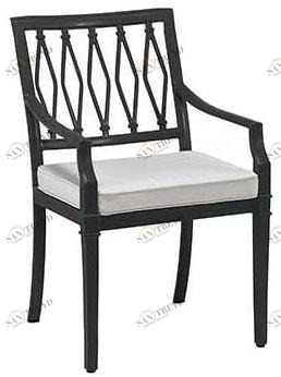 Oxley's Furniture Садовый стул из алюминия с подлокотниками Sienna Siac