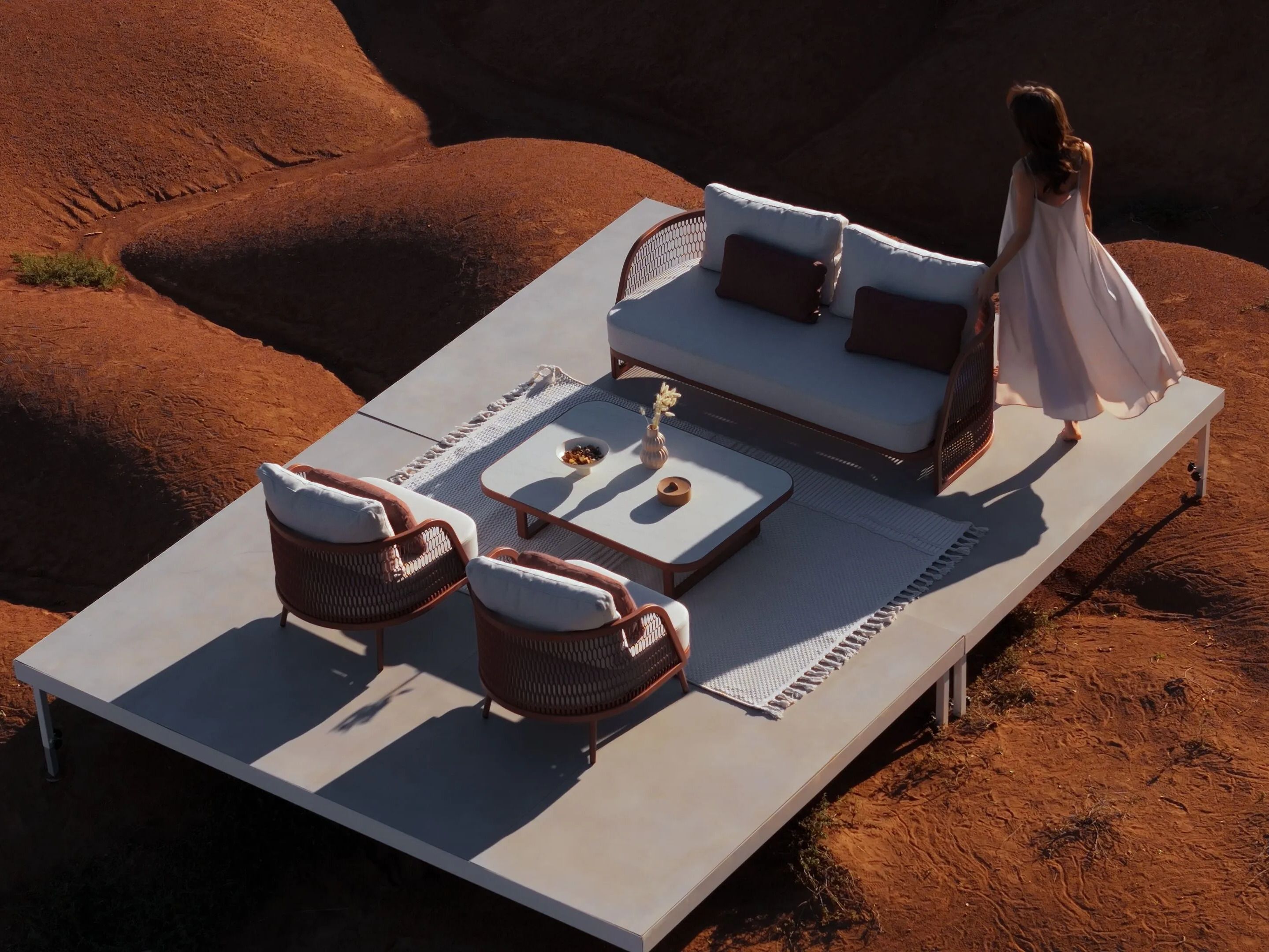 Алюминиевый стул с порошковым покрытием с подлокотниками 10Deka Ventura ARCH-00091651 - Вид №4