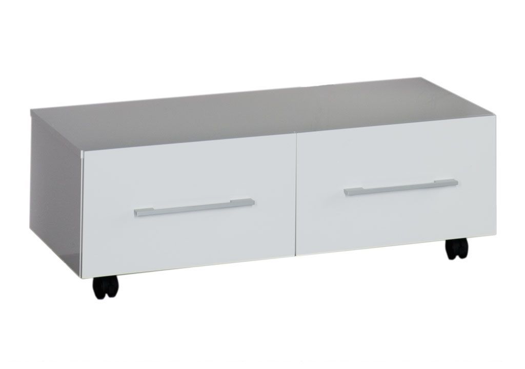 Тумба подкатная Aquanet Верона 90 белый (2 ящика) 00172337 - Вид №1