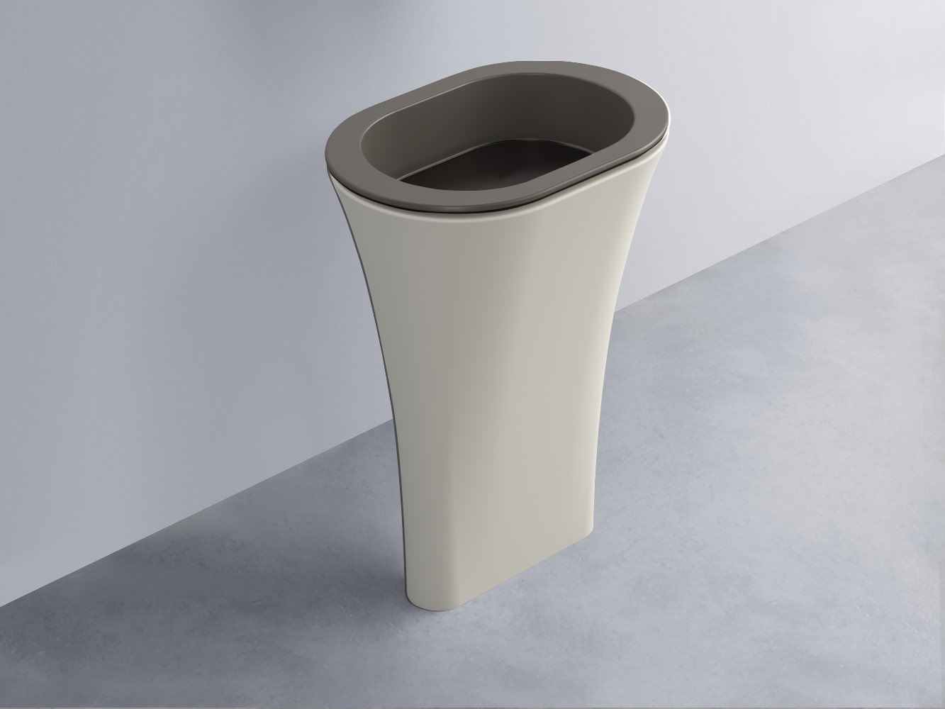 AMLA65-FN+AMPILO-LV+AMCOLO-TL Раковина Amedeo Ovale отдельностоящая cielo Enjoy + Amedeo Ceramica Cielo