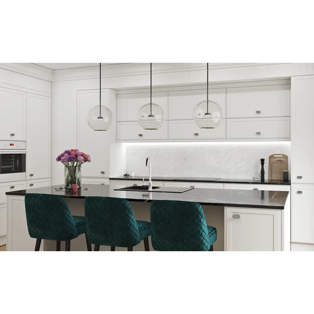 Стеновая панель White Carrara 300x0.4x60 см АКП цвет белый 84548126 STLM-2148263 ALUMOART  - Вид №3