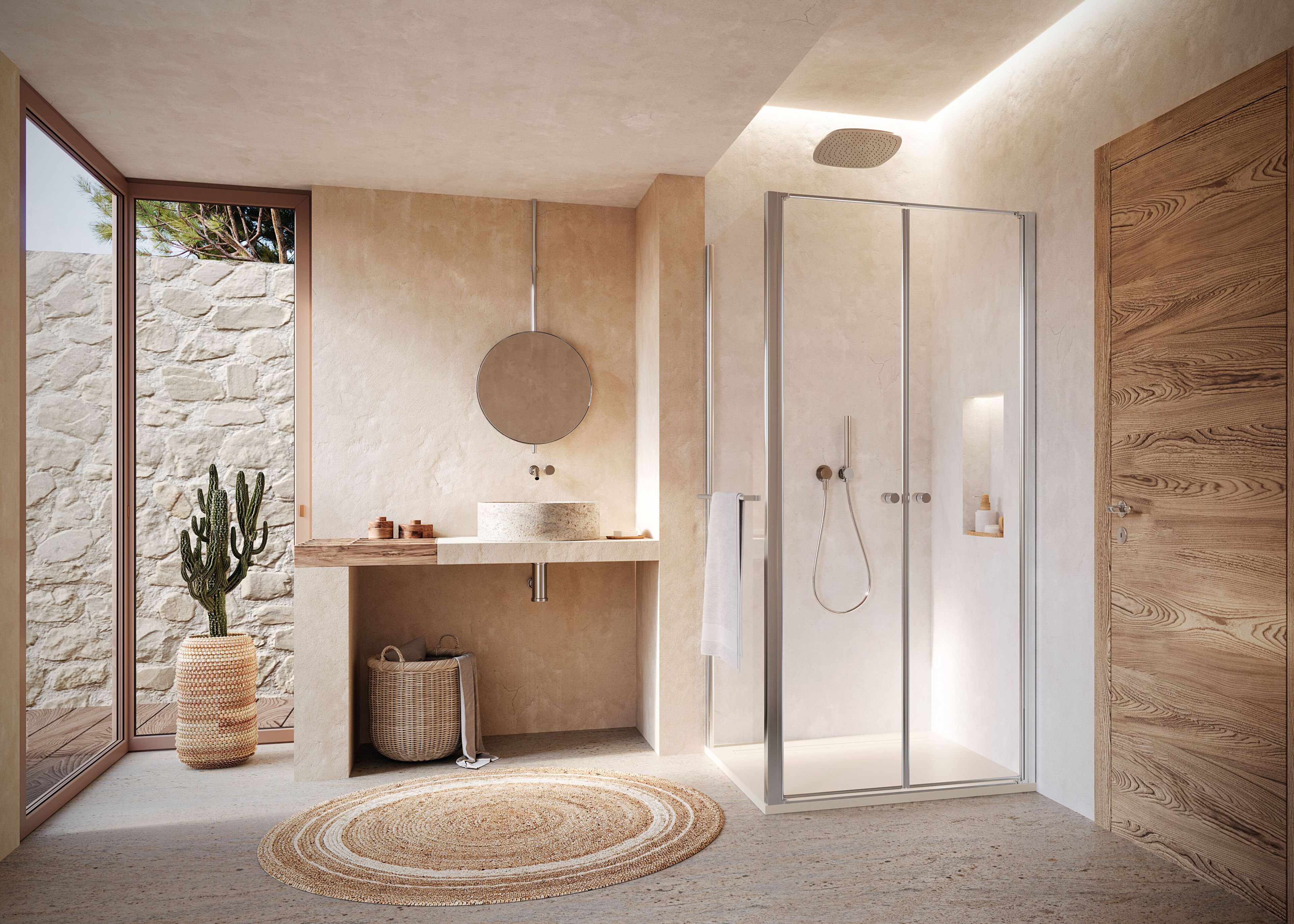 Прямоугольная хрустальная душевая кабина DUKA Multi-S 4000 NEW ARCH-00140870 - Вид №2