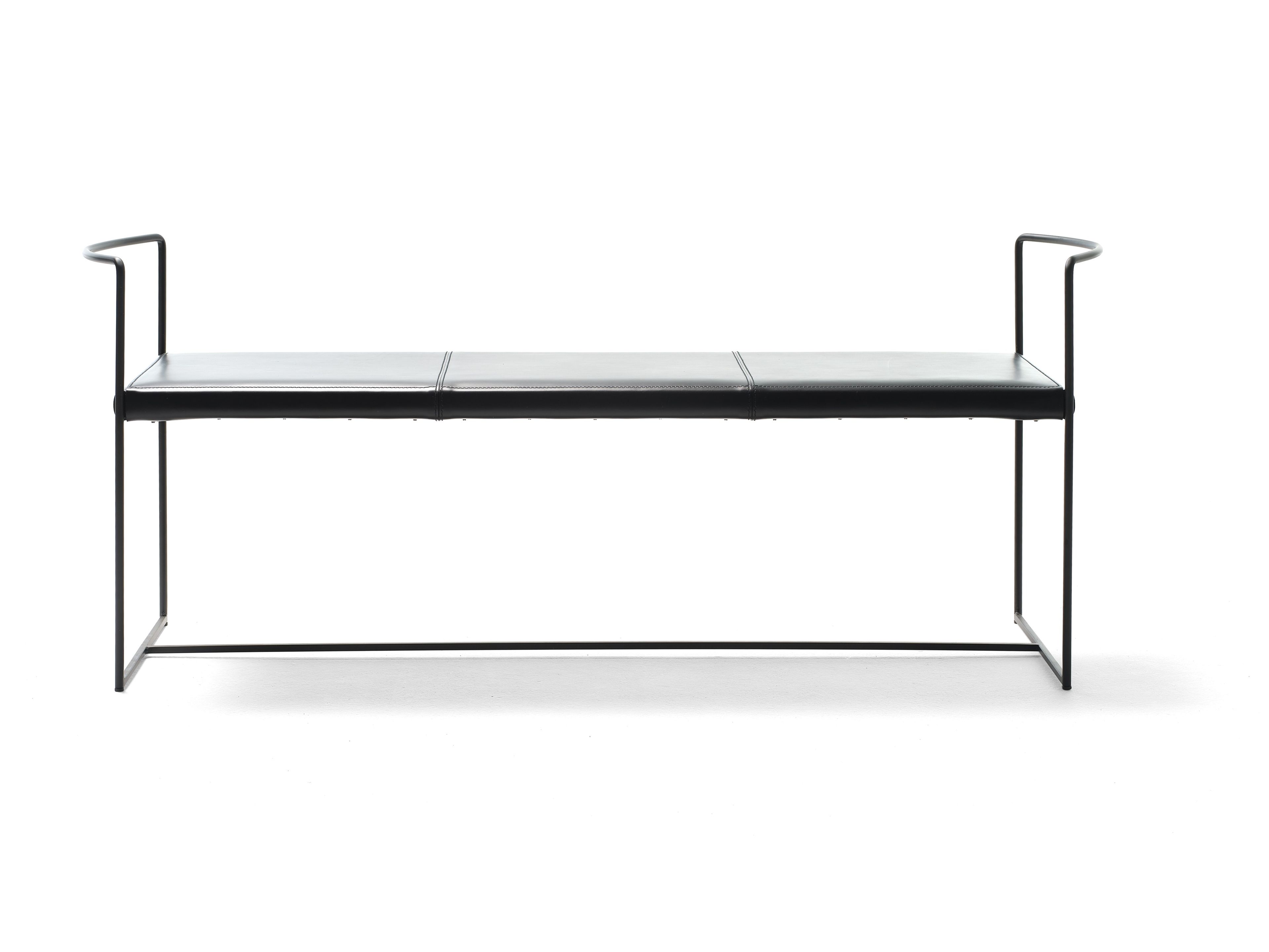 Скамейка из окрашенной стали и кожи EPÒNIMO New Outline ARCH-00149701 - Вид №5