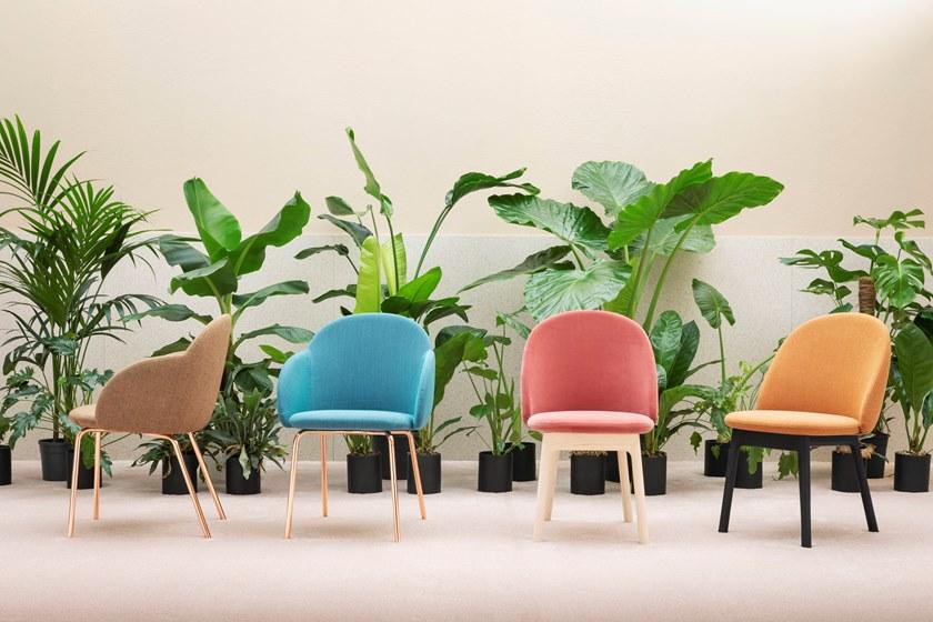 Miniforms Стул из мягкой ткани Iola sun-id-1380244 - Вид №2