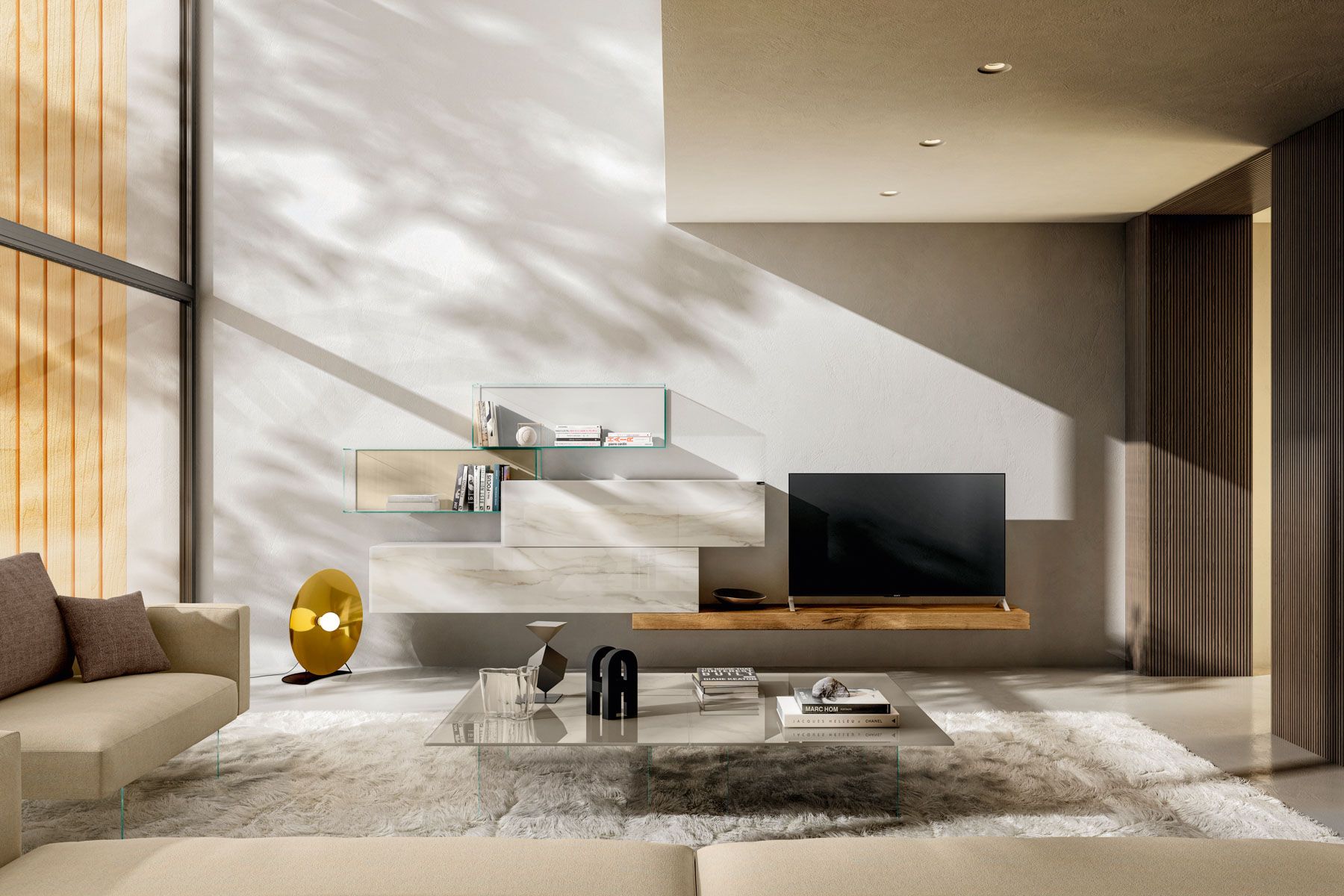 Секционная оборудованная стена Lago 36e8 ARCH-00109908 - Вид №1