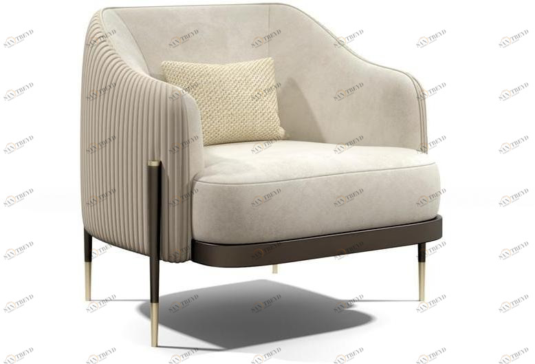 Capital Collection Кресло с обивкой из ткани с подлокотниками Oxford sun-id-1406152