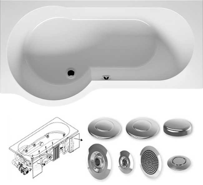 BA8000500000000_hit1 Ванна Riho Dorado Santreyd - Вид №7