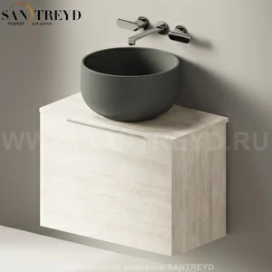 Flaminia BOX Настенная тумба для раковины 70 см с 1 ящиком BX804.WR