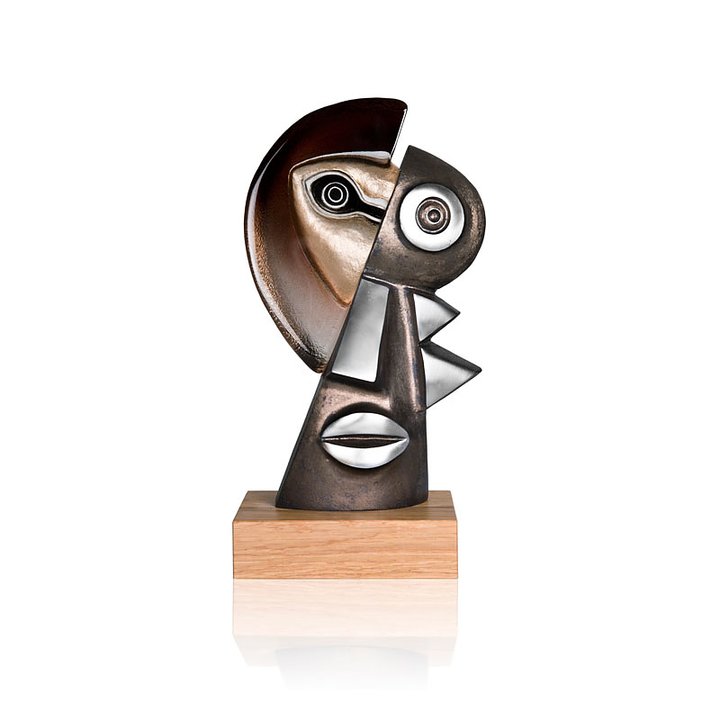 68177 Скульптура "Пабло II", золотая/коричневая, 350 мм Maleras 