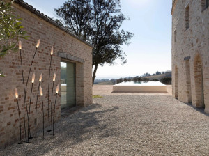 Алюминиевый светодиодный напольный торшер