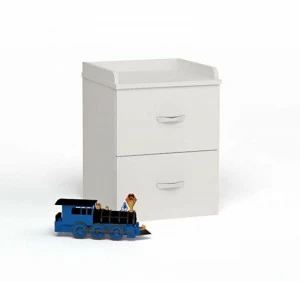 Тумба прикроватная ABC-KING белый каркас, белый фасад